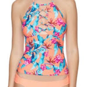 Arizona Floral Tankini Swimsuit Top Juniors